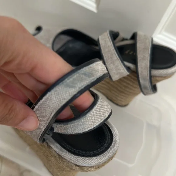 Theory peep toe espadrilles. 5” size 39​​​​​​​​​​​​​​​ - Picture 7 of 12